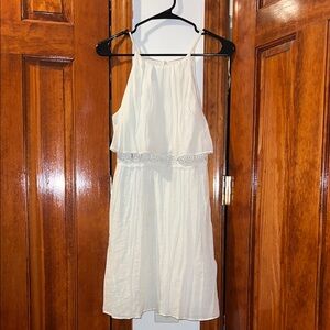 BCX Ivory Textured Sleeveless Top